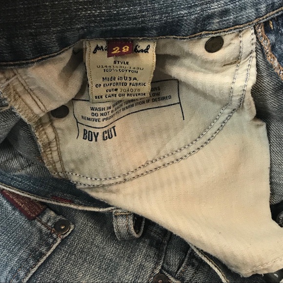 7 for all mankind boy cut cropped jeans - Picture 5 of 5